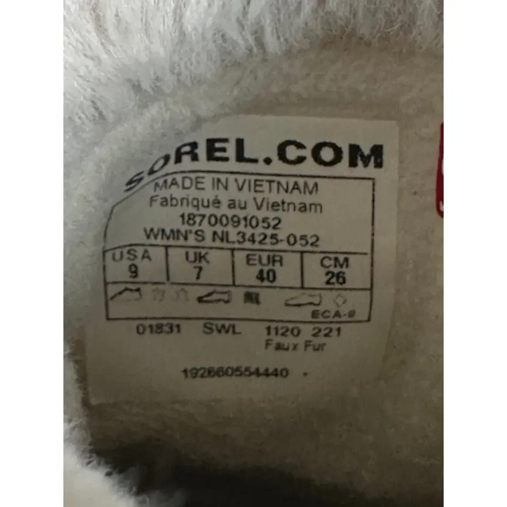Sorel Tivoli IV Boot Women's Size 9 Quarry Gray Waterproof Suede Faux Fur